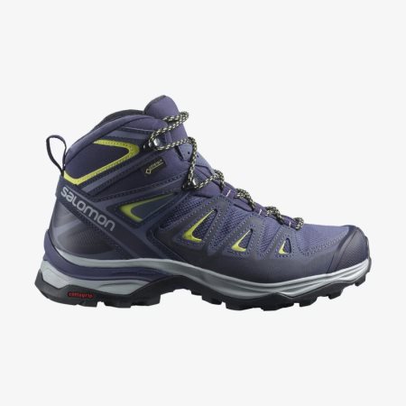 Salomon X ULTRA 3 MID GORE-TEX Womens Hiking Boots Blue | Salomon South Africa